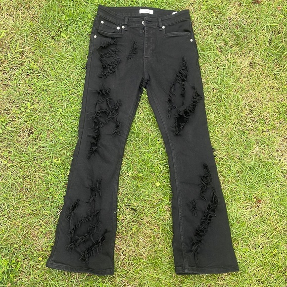 Rick owen Slashed Tyrone Bootcut Flared wannabe - Picture 1 of 4